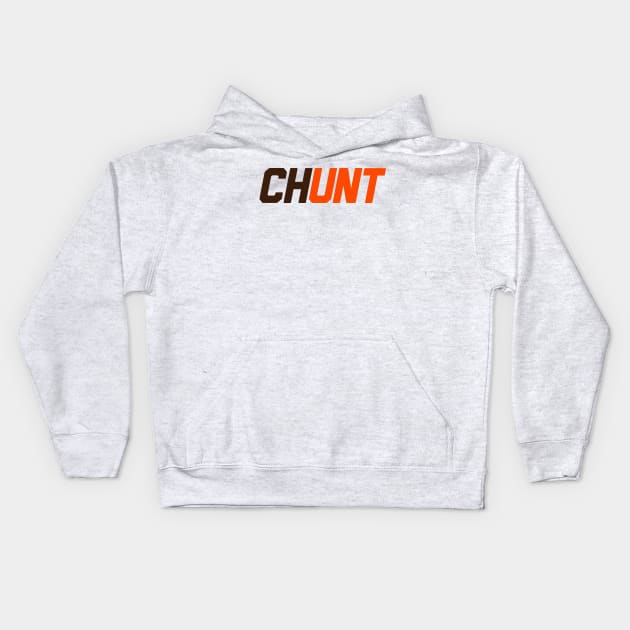 CHUNT - Nick Chubb and Kareem Hunt Kids Hoodie by mbloomstine